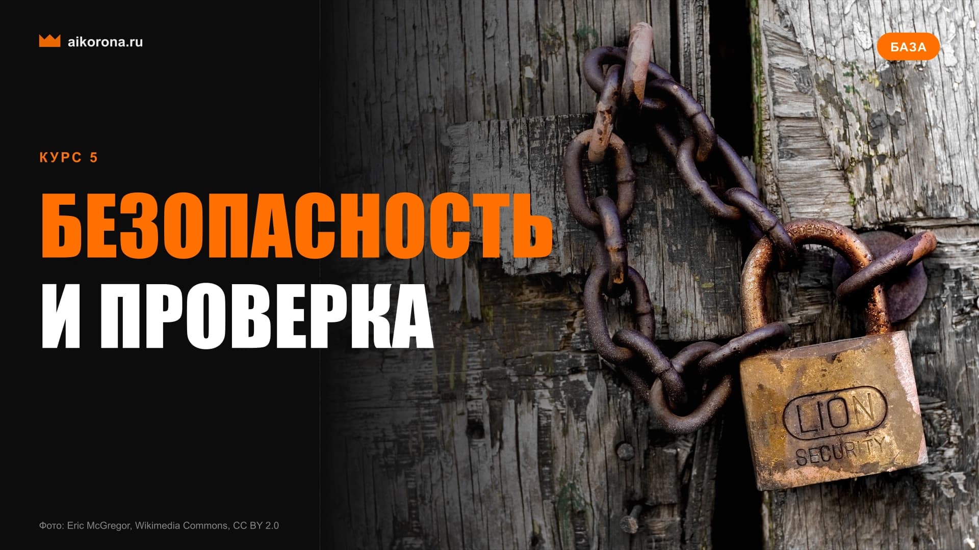 Обложка курса «Безопасность, проверка информации и самостоятельная работа»